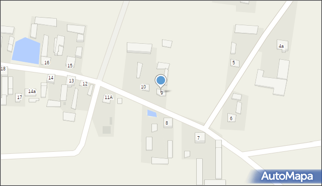 Czarnocin, Czarnocin, 9, mapa Czarnocin