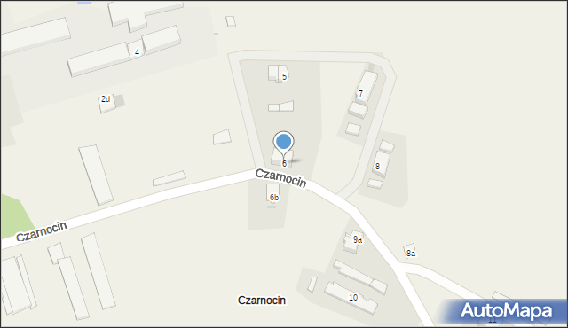 Czarnocin, Czarnocin, 6, mapa Czarnocin