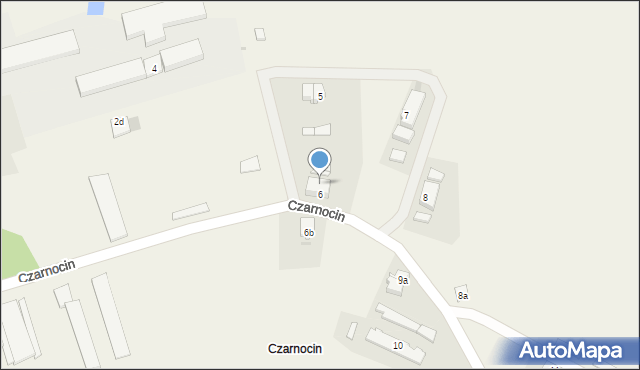 Czarnocin, Czarnocin, 6a, mapa Czarnocin