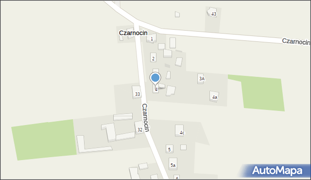 Czarnocin, Czarnocin, 4, mapa Czarnocin