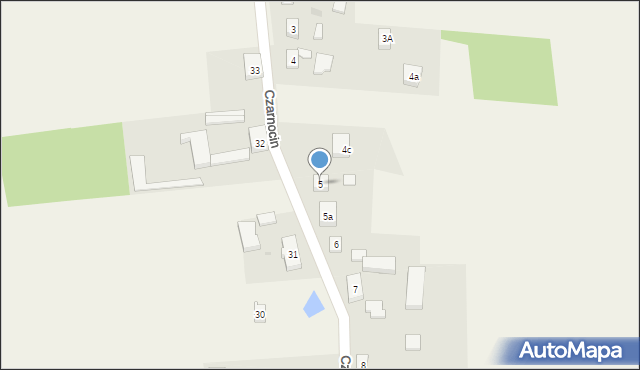 Czarnocin, Czarnocin, 5, mapa Czarnocin