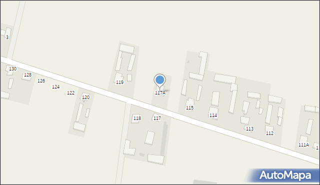 Czarnolas, Czarnolas, 117A, mapa Czarnolas