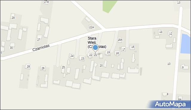 Czarnolas, Czarnolas, 21, mapa Czarnolas