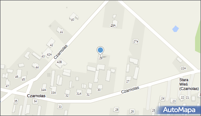 Czarnolas, Czarnolas, 29, mapa Czarnolas