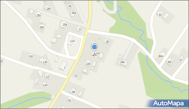 Czarnorzeki, Czarnorzeki, 10c, mapa Czarnorzeki