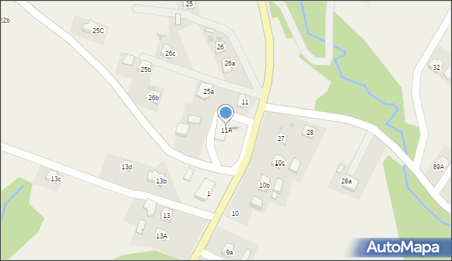 Czarnorzeki, Czarnorzeki, 11A, mapa Czarnorzeki