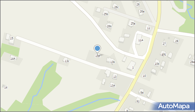 Czarnorzeki, Czarnorzeki, 13d, mapa Czarnorzeki