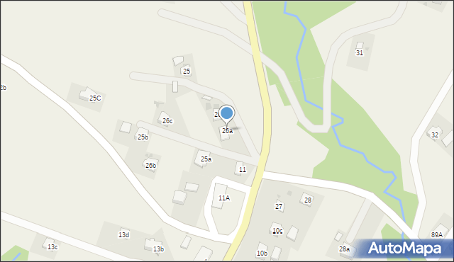 Czarnorzeki, Czarnorzeki, 26d, mapa Czarnorzeki