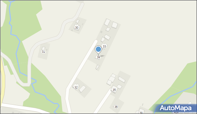 Czarnorzeki, Czarnorzeki, 34, mapa Czarnorzeki