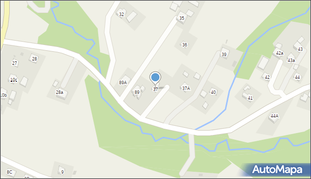 Czarnorzeki, Czarnorzeki, 37, mapa Czarnorzeki