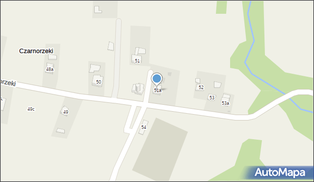 Czarnorzeki, Czarnorzeki, 51a, mapa Czarnorzeki