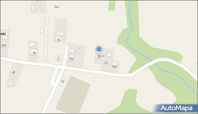 Czarnorzeki, Czarnorzeki, 52, mapa Czarnorzeki