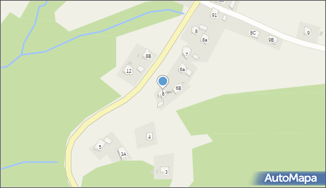 Czarnorzeki, Czarnorzeki, 6, mapa Czarnorzeki