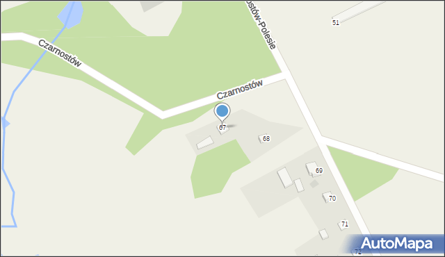 Czarnostów, Czarnostów, 67, mapa Czarnostów