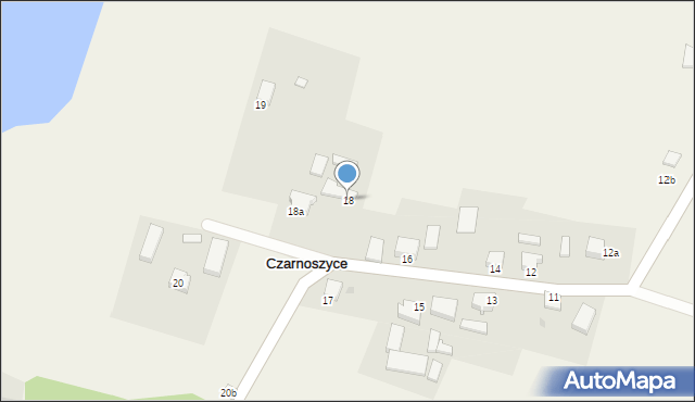 Czarnoszyce, Czarnoszyce, 18, mapa Czarnoszyce