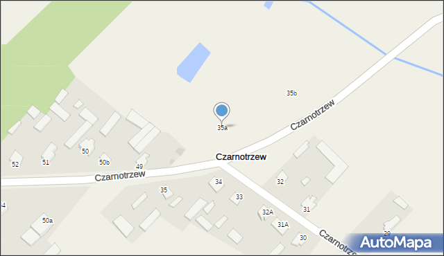 Czarnotrzew, Czarnotrzew, 35a, mapa Czarnotrzew