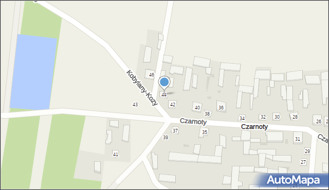 Czarnoty, Czarnoty, 44, mapa Czarnoty