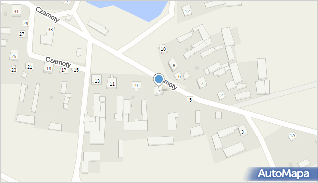 Czarnoty, Czarnoty, 7, mapa Czarnoty