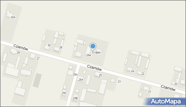 Czarnów, Czarnów, 26, mapa Czarnów
