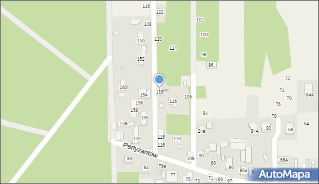 Czarnów, Czarnkowska, 118, mapa Czarnów