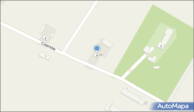 Czarnów, Czarnów, 6, mapa Czarnów