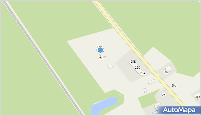 Czarnowice, Czarnowice, 25F, mapa Czarnowice