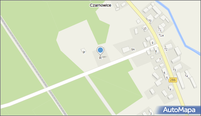 Czarnowice, Czarnowice, 9c, mapa Czarnowice