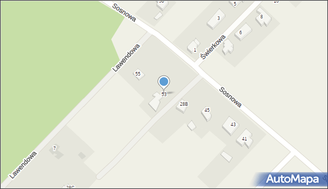 Czarnowiec, Czarnowiec, 53, mapa Czarnowiec