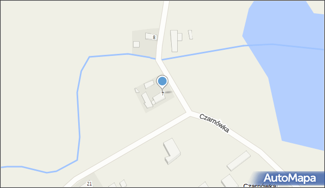 Czarnówka, Czarnówka, 7, mapa Czarnówka