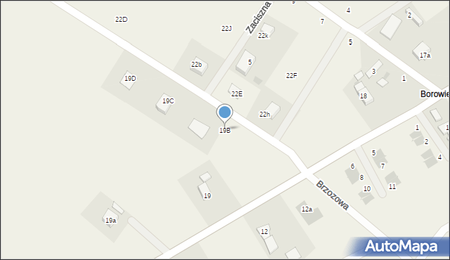 Czarnówko, Czarnówko, 19B, mapa Czarnówko