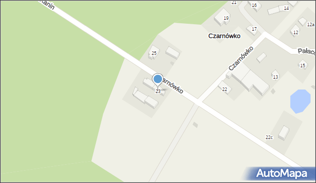 Czarnówko, Czarnówko, 23, mapa Czarnówko