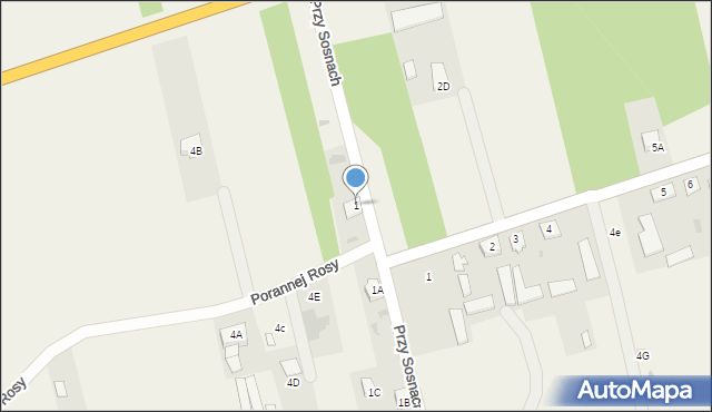 Czarnowo, Czarnowo, 1, mapa Czarnowo