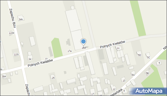 Czarnowo, Czarnowo, 16A, mapa Czarnowo