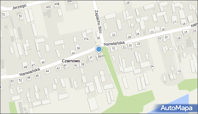 Czarnowo, Czarnowo, 35, mapa Czarnowo