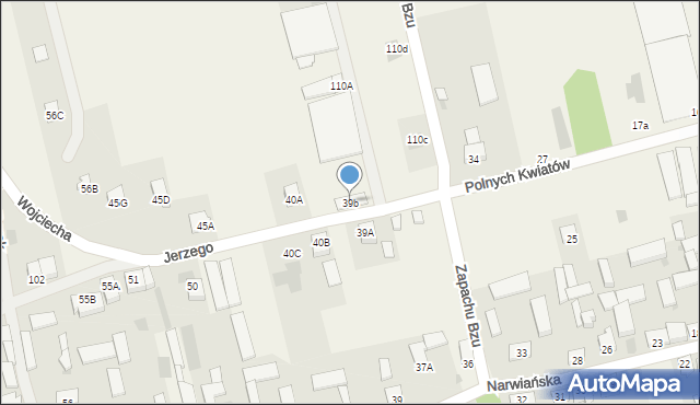 Czarnowo, Czarnowo, 39b, mapa Czarnowo