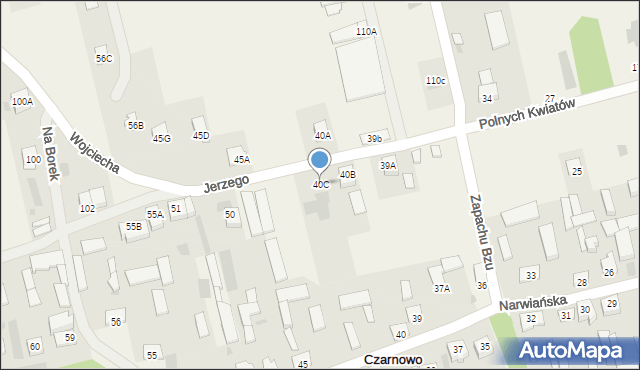 Czarnowo, Czarnowo, 40C, mapa Czarnowo