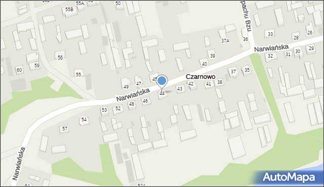 Czarnowo, Czarnowo, 44, mapa Czarnowo