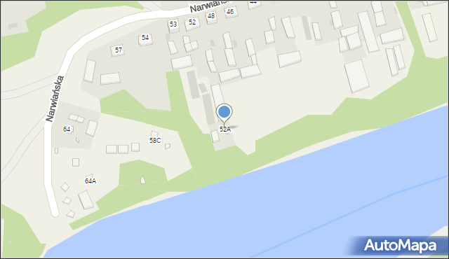 Czarnowo, Czarnowo, 52A, mapa Czarnowo