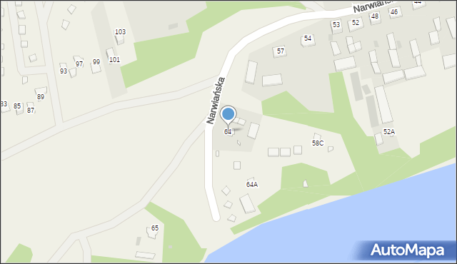Czarnowo, Czarnowo, 64, mapa Czarnowo