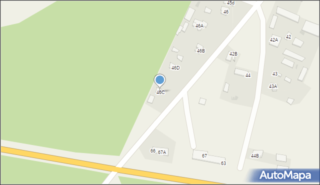 Czarnowo, Czarnowo, 46C, mapa Czarnowo