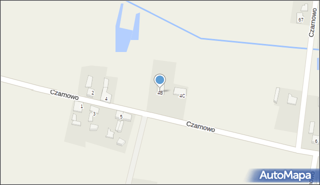 Czarnowo, Czarnowo, 4B, mapa Czarnowo