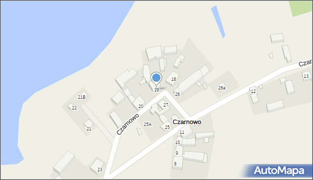 Czarnowo, Czarnowo, 19, mapa Czarnowo