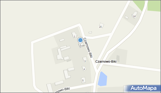 Czarnowo-Biki, Czarnowo-Biki, 2, mapa Czarnowo-Biki