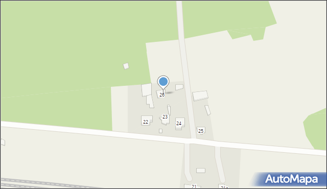 Czarnowo-Biki, Czarnowo-Biki, 27A, mapa Czarnowo-Biki