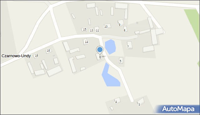 Czarnowo-Undy, Czarnowo-Undy, 6, mapa Czarnowo-Undy