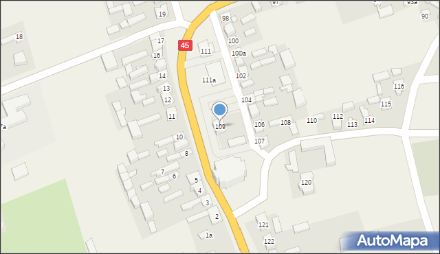 Czarnożyły, Czarnożyły, 109, mapa Czarnożyły