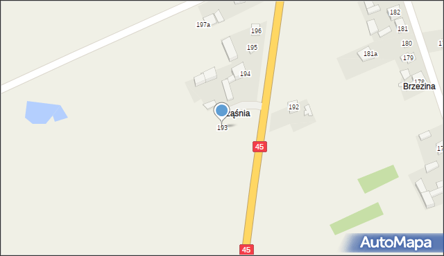 Czarnożyły, Czarnożyły, 193, mapa Czarnożyły