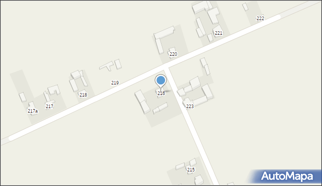 Czarnożyły, Czarnożyły, 216, mapa Czarnożyły