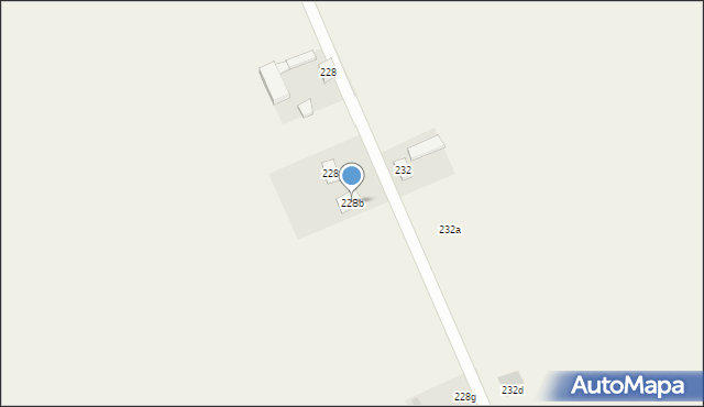 Czarnożyły, Czarnożyły, 228b, mapa Czarnożyły