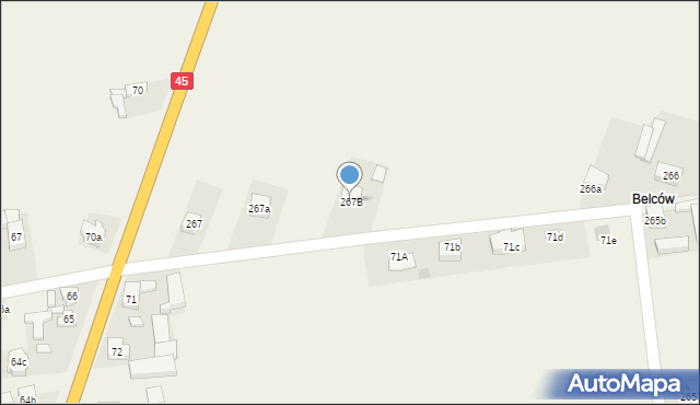 Czarnożyły, Czarnożyły, 267B, mapa Czarnożyły